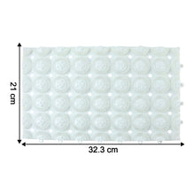 Anti - Slip Bathroom Massage Mat with Suction Cups (33 × 21 cm / 4 Pc) - justgrabit.in | Just Grab It