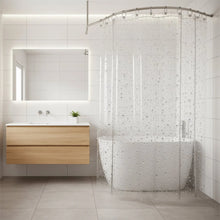 Transparent Waterproof Shower Curtain 75x52 Inch - justgrabit.in | Just Grab It