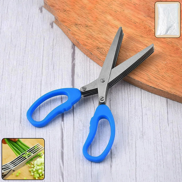 5 - Blade Multipurpose Herb Scissors - justgrabit.in | Just Grab It