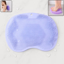 Purple Silicone Bath Massage Cushion – Suction Cup Exfoliating Foot Scrubber & Mat - justgrabit.in | Just Grab It