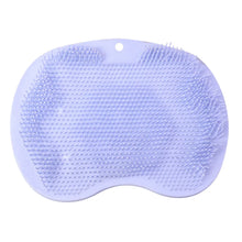 Purple Silicone Bath Massage Cushion – Suction Cup Exfoliating Foot Scrubber & Mat - justgrabit.in | Just Grab It