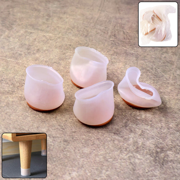 Premium Silicone Furniture Feet Pads (4 Pc Set / Mix Color) - justgrabit.in | Just Grab It