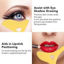 Eyeliner & Mascara Guard Stencil - (1 Pc) - justgrabit.in | Just Grab It
