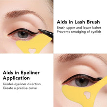 Eyeliner & Mascara Guard Stencil - (1 Pc) - justgrabit.in | Just Grab It