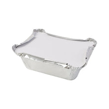 Disposable Aluminium Food Containers with Lids – 250 ml Capacity (Pack of 25) - justgrabit.in | Just Grab It