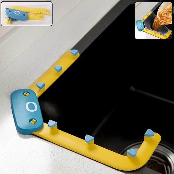 Premium Multipurpose Kitchen Sink Corner Filter Holder Set - justgrabit.in | Just Grab It