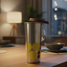 Supermom 600 ML Stainless Steel Printed Travel Tumbler (1 Pc) - justgrabit.in | Just Grab It