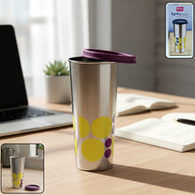 Supermom 600 ML Stainless Steel Printed Travel Tumbler (1 Pc) - justgrabit.in | Just Grab It