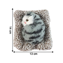 Soft Plush Cute Open - Eye Cat Car Dashboard Showpiece Toy (1 Pc) - justgrabit.in | Just Grab It
