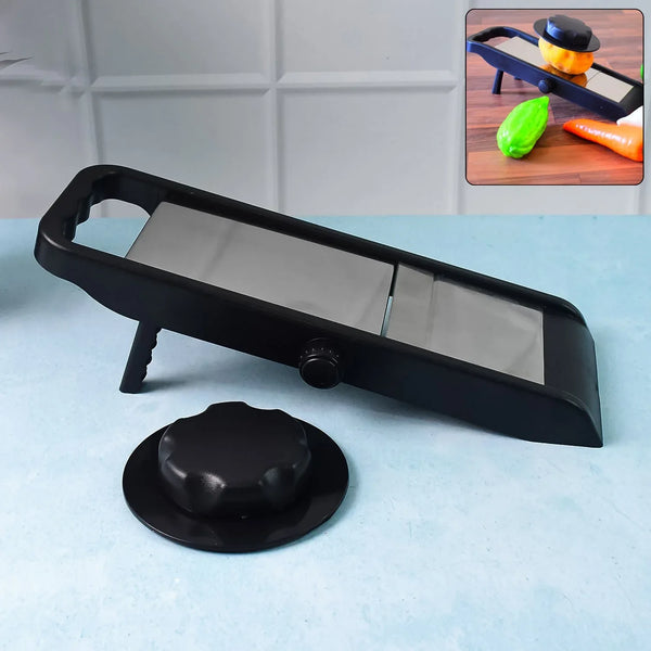 Supermom Adjustable Plastic Slicer, 1 - Piece, Black / Silver - Justgrabit Inc.