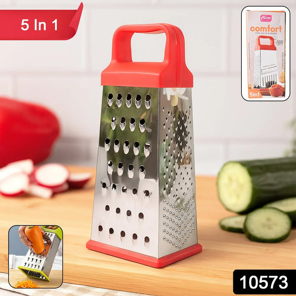 Supermom 5 - in - 1 Comfort Stainless Steel Grater and Slicer - Justgrabit Inc.
