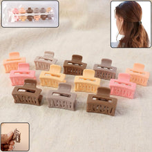 Stylish Mini Hair Claw Clips Set, 12 Pc - justgrabit.in | Just Grab It