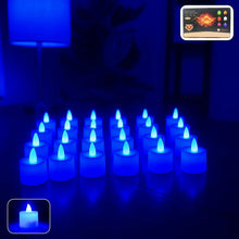Blue LED Tea Light Candles (24 Pc) - Justgrabit Inc.