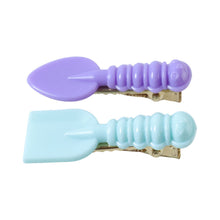 Cute Mini Spade & Leaf Shape Hair Clip Set (2 Pc) - justgrabit.in | Just Grab It