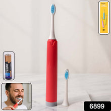 Battery - Operated Electric Toothbrush with Replaceable Head (Mix Color / 1 Pc) - justgrabit.in | Just Grab It