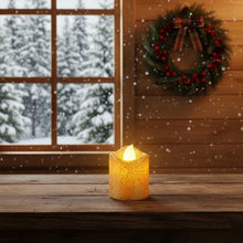 christmas Premium Glitter LED Tealight Candles (24 Pc Set) - justgrabit.in | Just Grab It