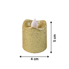 christmas Premium Glitter LED Tealight Candles (24 Pc Set) - justgrabit.in | Just Grab It