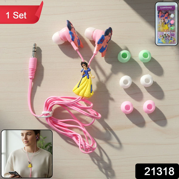 Cute Cartoon Style Wired In - Ear Earphones (1 Set) - justgrabit.in | Just Grab It