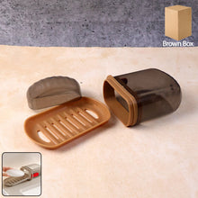 Premium Plastic Soap Box with Drain Tray & Protective Cover - justgrabit.in | Just Grab It
