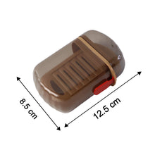 Premium Plastic Soap Box with Drain Tray & Protective Cover - justgrabit.in | Just Grab It