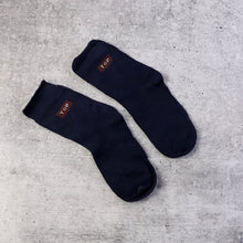 Navy Blue Casual Daily Wear Socks (1 Pair) - justgrabit.in | Just Grab It