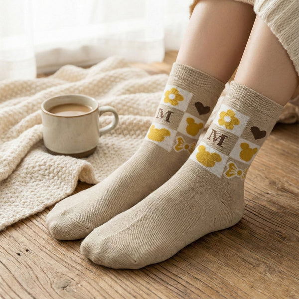 Premium Soft Light Socks (1 Pair / Long) - justgrabit.in | Just Grab It