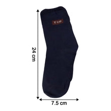 Navy Blue Casual Daily Wear Socks (1 Pair) - justgrabit.in | Just Grab It