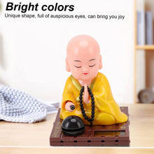 Yellow Solar Powered Sitting Buddha Statue (1 Pc / Medium) - justgrabit.in | Just Grab It