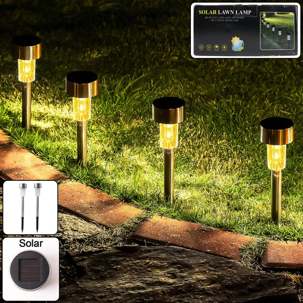 Solar Lawn Lamp Set of 12 Pc - justgrabit.in | Just Grab It