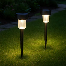 Solar - Powered LED Garden Spike Light Set (31x5cm / 2 Pc) - justgrabit.in | Just Grab It