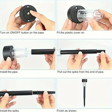 Solar - Powered LED Garden Spike Light Set (31x5cm / 2 Pc) - justgrabit.in | Just Grab It