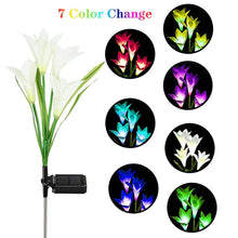 Solar Garden Flower Lights - (2Pc Set) - justgrabit.in | Just Grab It