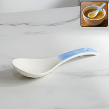 Premium Ceramic Serving Spoon (14 cm, 1 Pc) - justgrabit.in | Just Grab It