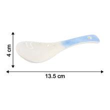 Premium Ceramic Serving Spoon (14 cm, 1 Pc) - justgrabit.in | Just Grab It