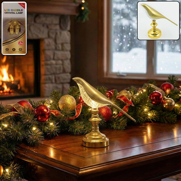 Sparrow led Table Lamp Crystal Decoration Lamp Soft Light & Energy Saving Lamp (1 Pc) - justgrabit.in | Just Grab It