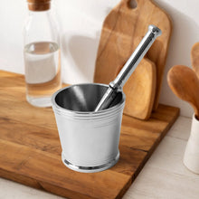Heavy Duty Stainless Steel Mortar and Pestle Set for Kitchen, Khalbatta Set (2 Pc Set) - Justgrabit Inc.