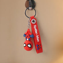 Cute Cartoon Silicone 3D Key Chain with Metal Hook & Strap (Pack of 1) - justgrabit.in | Just Grab It