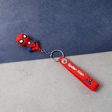 Cute Cartoon Silicone 3D Key Chain with Metal Hook & Strap (Pack of 1) - justgrabit.in | Just Grab It