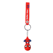 Cute Cartoon Silicone 3D Key Chain with Metal Hook & Strap (Pack of 1) - justgrabit.in | Just Grab It