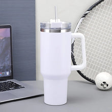 890 ML Insulated Stainless - Steel Travel Tumbler White Color (1 Pc ) - justgrabit.in | Just Grab It