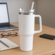 Premium Stainless Steel Vacuum Insulated Travel Mug Tumbler (890ML / 1 Pc / Mix Color) - justgrabit.in | Just Grab It