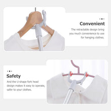 Premium Long Reach Clothes Hook Rod (120 cm, 1 Pc) - justgrabit.in | Just Grab It