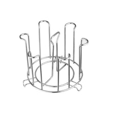 SS Round Glass Stand used for holding sensitive glasses and all present in all kinds of kitchens of official and household places etc. - Justgrabit Inc.