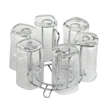 SS Round Glass Stand used for holding sensitive glasses and all present in all kinds of kitchens of official and household places etc. - Justgrabit Inc.