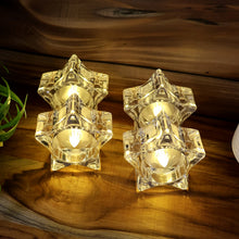 Flameless Star - Shaped LED Candles (6 Pc / Set) - justgrabit.in | Just Grab It
