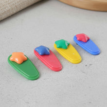 Colorful Star Design Decorative Hair Clip Set (4 Pc) - justgrabit.in | Just Grab It