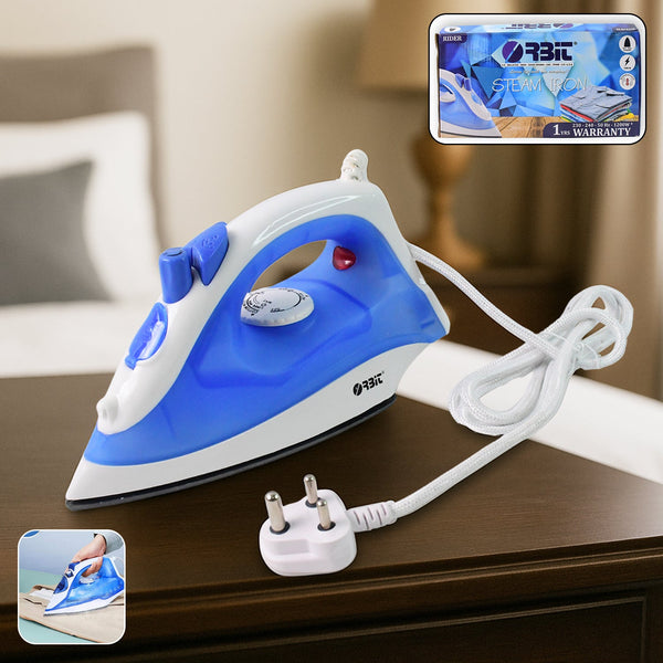 Orbit High - Performance 1200W Steam Iron (1 Pc) - justgrabit.in | Just Grab It