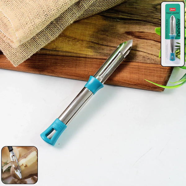 Apex Premium Stainless Steel Vegetable Fruit Peeler (1 Pc) - justgrabit.in | Just Grab It