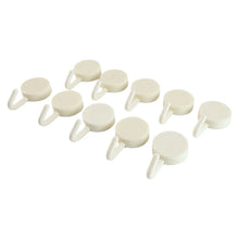 Self Adhesive Round Wall Hooks (10 Pc) - justgrabit.in | Just Grab It