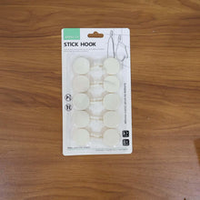 Self Adhesive Round Wall Hooks (10 Pc) - justgrabit.in | Just Grab It